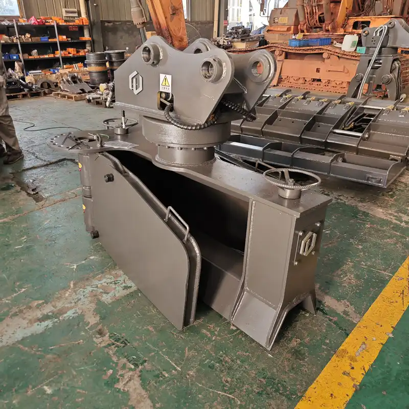 How do the dimensions of the railway excavator ballast plow affect clearing coverage?